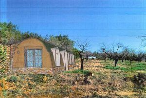 Proyecto vivienda semienterrada de tierra