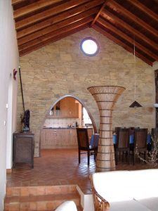 Las cubiertas a dos aguas interiores