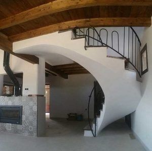 Las escaleras de caracol