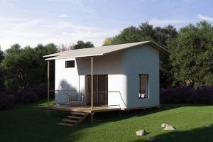 Minicasa prefabricada tipo Passivhaus