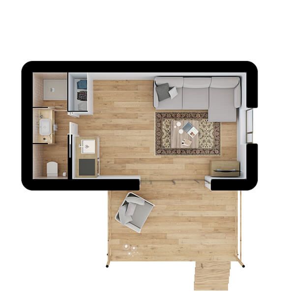 Comprar una casa modular de madera y paja
